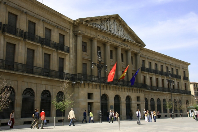 Palacio de Navarra, sede de la Presidencia del Gobierno o Diputación de Navarra.